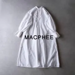 美品 トゥモローランド マカフィー 2,8万 バンドカラーワンピース W226