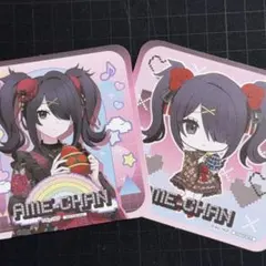ニディガ コラボカフェ スイパラ アクリル色紙 あめちゃん ミニキャラ