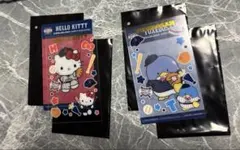 侍ジャパン　サンリオ　くじ　クリアカードセット　ハローキティ＆タキシードサム