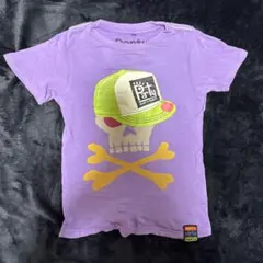 PARTY PARTY スカル キャップ Tシャツ パープル