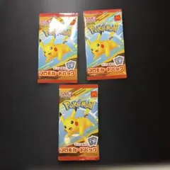 ①◆未開封◆マクドナルド プロモ 未開封 ピカチュウ 3パック