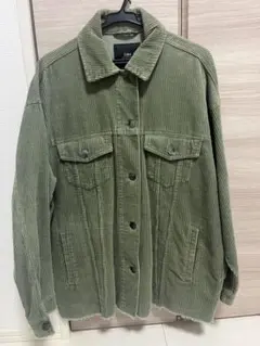 ZARA コーデュロイジャケット　カーキ