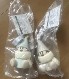 新品未使用リルリンリンスナックケース水色グレー　ディズニー　クリスマススーベニア