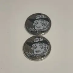 サボ 黄金缶バッジ2弾 2個セット