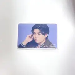 なにわ男子　長尾謙杜　クリアソロカード