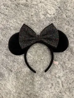 ミッキーマウス耳カチューシャ ビジュー付き