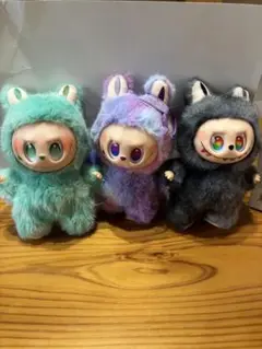 ラブブぬいぐるみキーホルダー３点セット