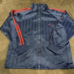 NIKE トラックジャケット ネイビー レッド ストライプのサムネイル