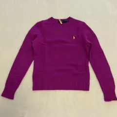 期間限定価格 Polo Ralph Lauren パープル 長袖セーター S/P