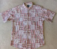 OLD STUSSY　パッチワー柄 半袖シャツ
