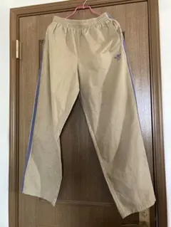 アディダス デサント製 トラックパンツ M 日本製 サイドライン 古着