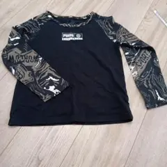 PUMA 迷彩デザイン 長袖ロンTカットソー130