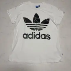 アディダスオリジナルス　トレフォイル　カモフラロゴ　Tシャツ XLサイズのサムネイル