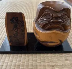 北海道銘木　縁寿達磨　木彫り　置物 北海道銘木 縁寿達磨 木彫り 置物 - メルカリ