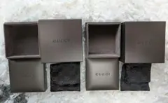 【美品】GUCCI グッチ ギフトボックス　布袋　アクセサリーケース　2個セット