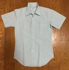 【スーツセレクト】半袖ボタンダウンYシャツ M