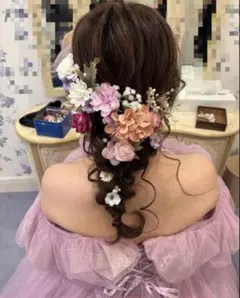 ラプンツェル風 髪飾り ヘッドドレス パールピン 37点 結婚式 ウエディング