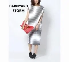 BARNYARDSTORM バンヤードストーム フォルムボーダーワンピース 美品のサムネイル