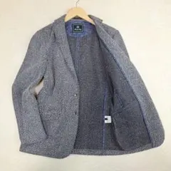 未使用に近い フィナモレ ブルゾン イタリア製 ヴァージンウール 近代