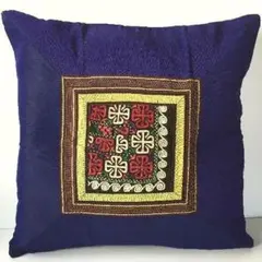 トルクメニスタン 手刺繍 クッションカバー アジアン エスニック 251