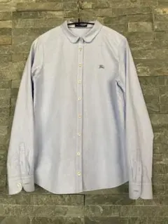 【美品】バーバリーブルーレーベル 丸襟シャツ