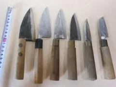 調理器具　小さな出刃包丁 6本　 和包丁のサムネイル