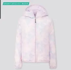 UNIQLO ユニクロ ポケッタブルUVカットパーカ タイダイ ピンク S