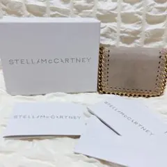 STELLA McCARTNEY 三つ折り財布 ベージュ　ステラマッカートニー