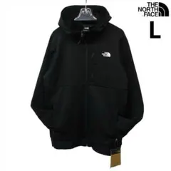 新品タグ付き ノースフェイス L ストレッチ フルジップパーカー 黒 日本未発売のサムネイル