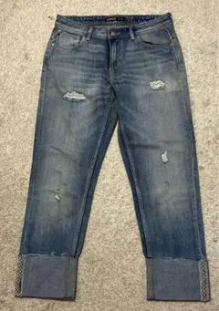 ZARA ザラ　ダメージデニム　36 美品