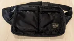 PORTER タンカー ウエストポーチ ボディバッグ ブラック