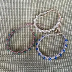 カラフルビーズの手作りブレスレットセット