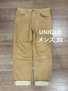 UNIQLO ユニクロ コットンパンツ 30インチ ベージュのサムネイル