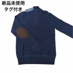 【新品タグ付き】 ラルフローレン ニット　ヘンリーネック　ウール