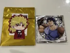 JOJOWORLD ジョジョワ　グリッター缶バッチ　ジョナサン　ディオ