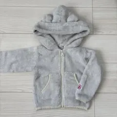 BEAMS 90 フリース フード付きアウター グレー