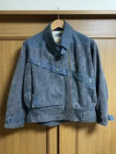 Vintage ジップ　アップ　ジャケット　きりかえ　変形ジャケット