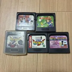 GAME GEARレアソフト5本セットオマケ付