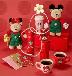 スタバ ディズニー ミッキー ミニー タンブラーセット海外限定