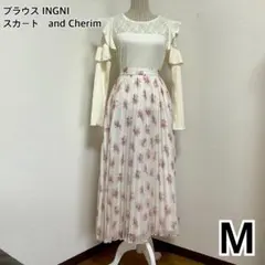 【コーデ売り】新品ブラウス［INGNI］&スカート［and Cherim］M