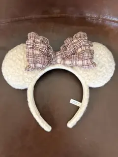 【即日発送】ディズニーランド☆カチューシャ☆赤チェック