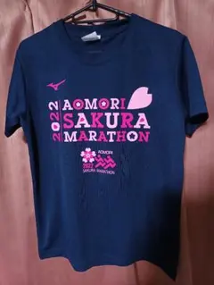 Mizuno製 青森SAKURA MARATHON 2022記念Tシャツのサムネイル