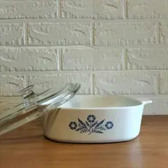 Corelle 蓋付きキャセロール皿 花柄のサムネイル