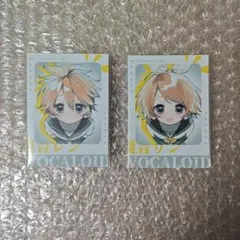 ボカロ 鏡音リン 鏡音レン チェキ風カード2点