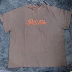 Poly Soda ロゴプリント Tシャツ ネイビー