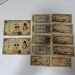 旧紙幣 日本銀行券 聖徳太子 百圓 拾円 一圓 その他 7種類 - メルカリ