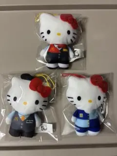 マクドナルド　ハッピーセット　50周年ハローキティ マスコット3個セット