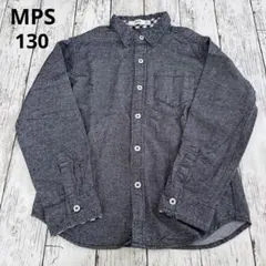MPS 長袖シャツ 130 デニム風シャツ