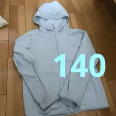 UNIQLO AIRism パーカー 140サイズ ライトブルー