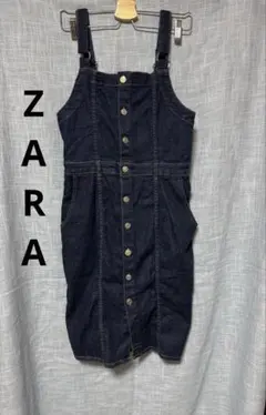 ZARA デニムサロペットスカート Lサイズ
